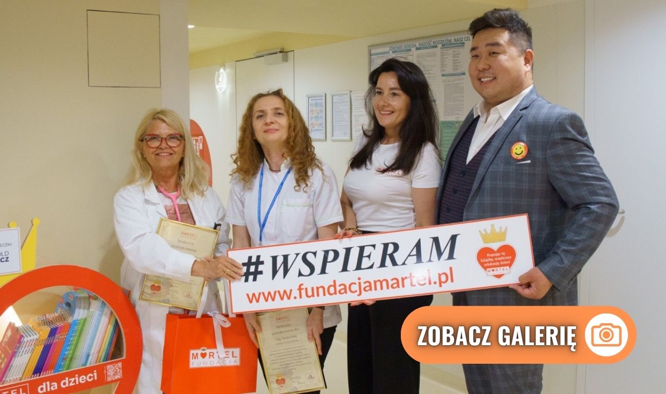 biblioteczka w Szpitalu Dziecięcym Polanki w Gdańsku